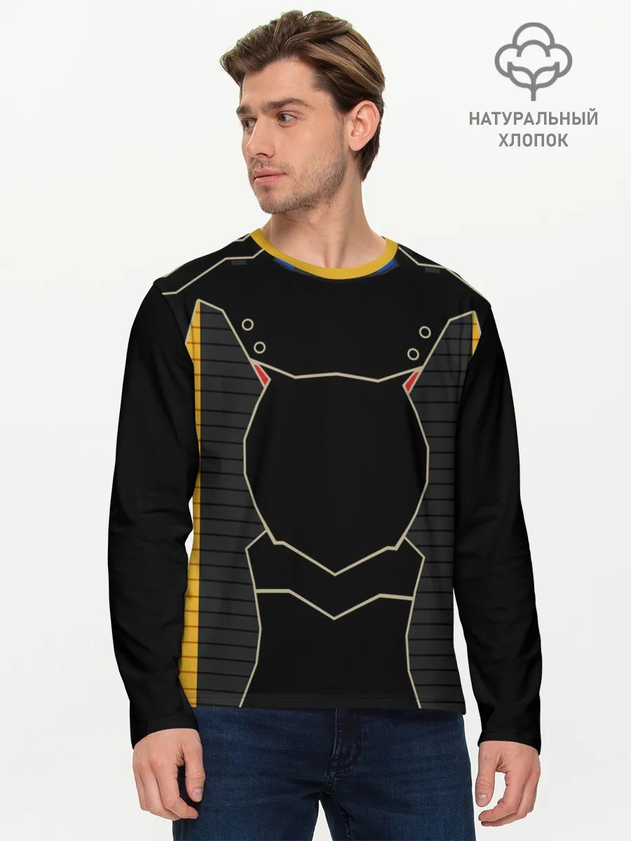 Мужской лонгслив базовый / КИБЕРНЕТИЧЕСКИЙ КОСТЮМ / CYBER UNIFORM