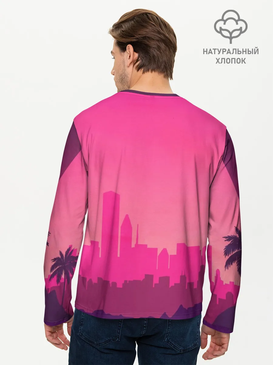 Мужской лонгслив базовый / CyberMiami