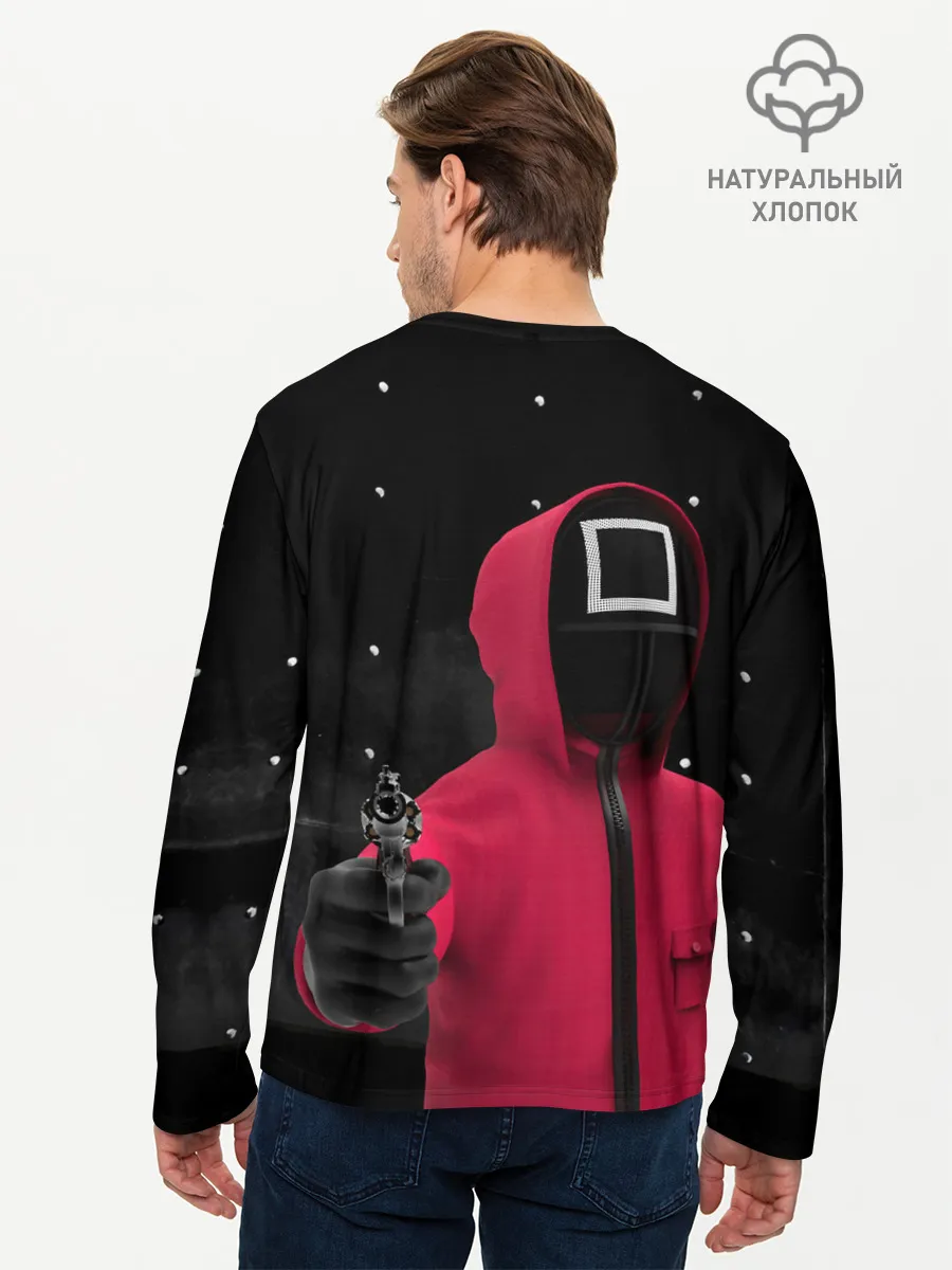 Мужской лонгслив базовый / Выбываешь из игры