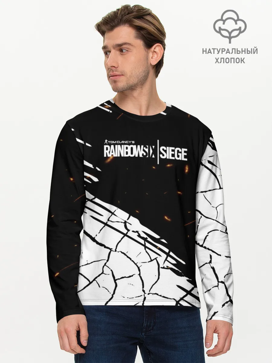 Мужской лонгслив базовый / Rainbow Six Siege: Раскаленные пули.