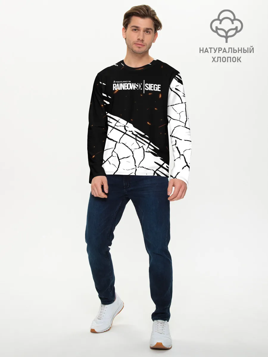 Мужской лонгслив базовый / Rainbow Six Siege: Раскаленные пули.