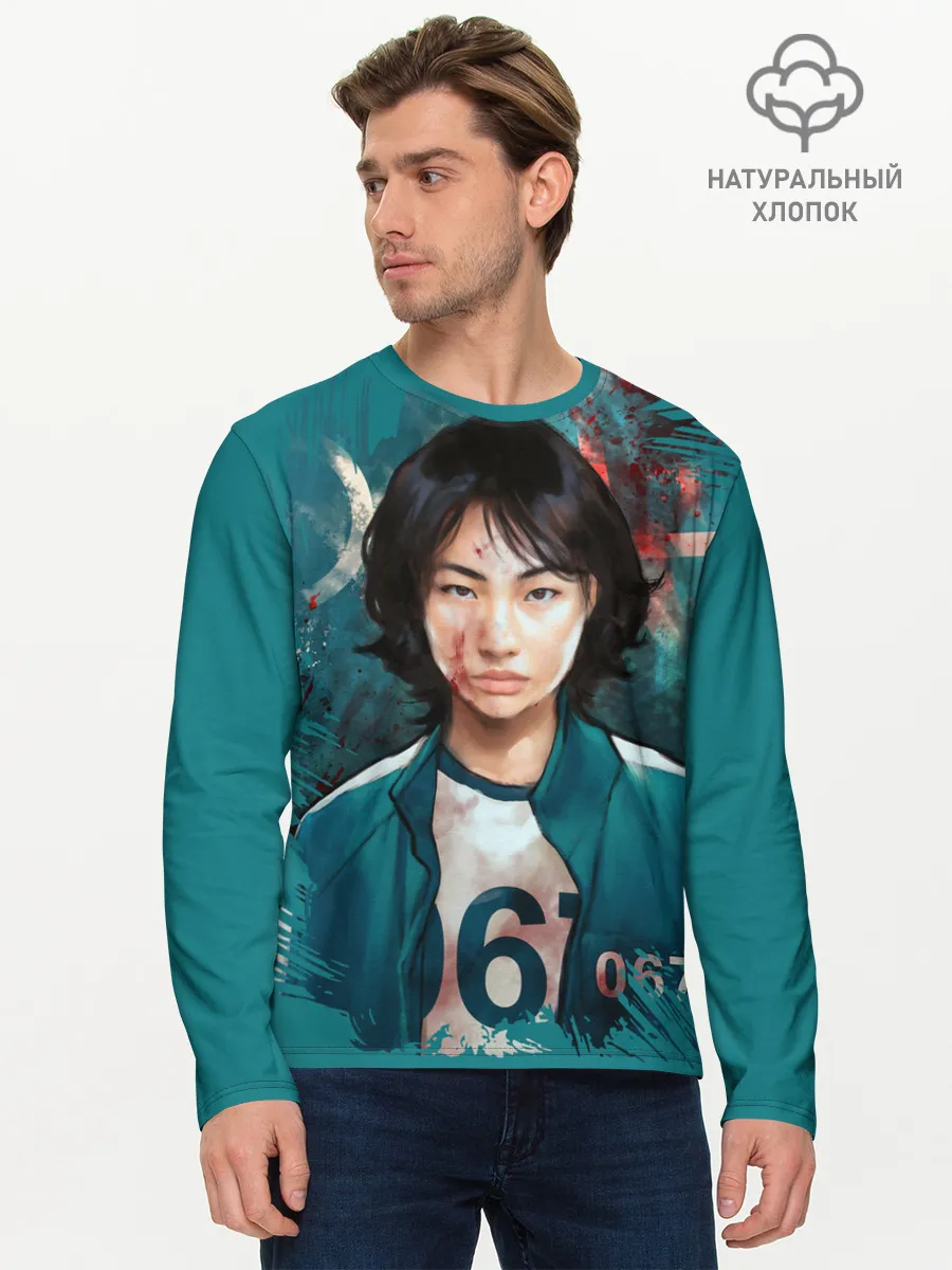 Мужской лонгслив базовый / Кан Сэ Бёк - игрок 067