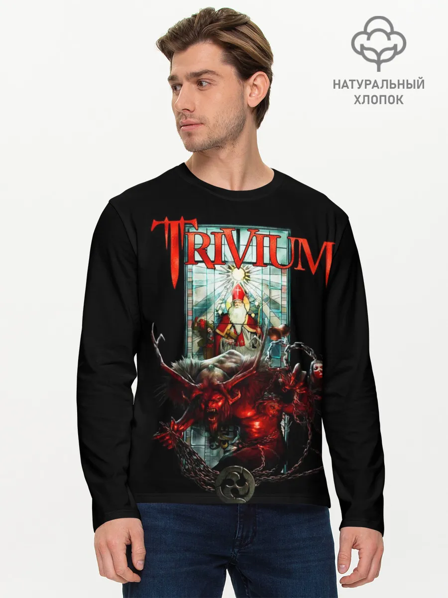 Мужской лонгслив базовый / Trivium - Endless Night