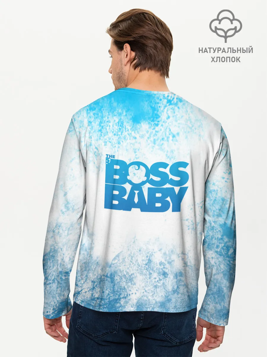 Мужской лонгслив базовый / Босс Молокосос