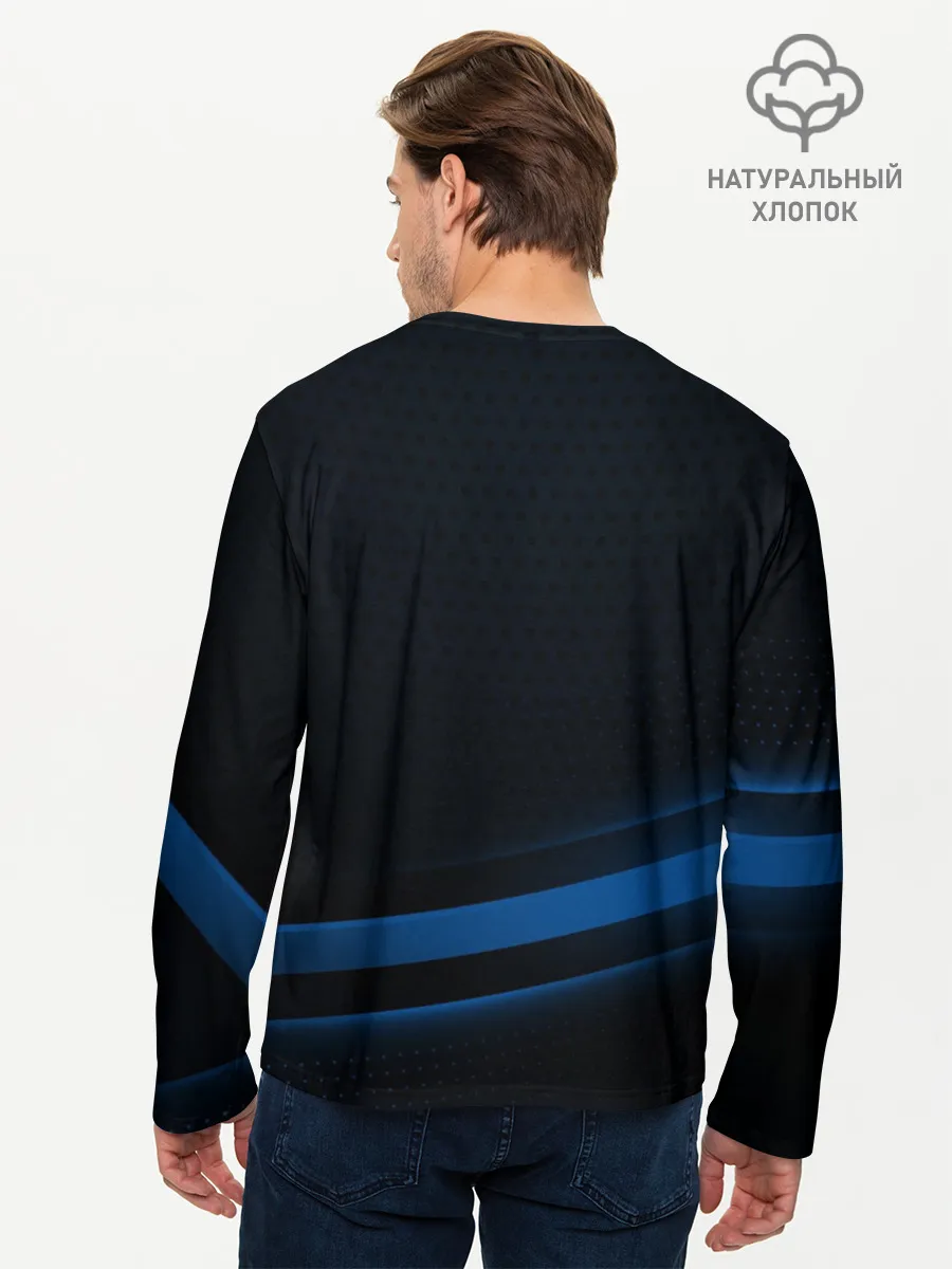 Мужской лонгслив базовый / Subaru, sport style