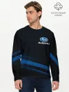 Мужской лонгслив базовый / Subaru, sport style