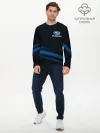 Мужской лонгслив базовый / Subaru, sport style