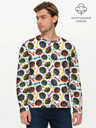 Мужской лонгслив базовый / Такса