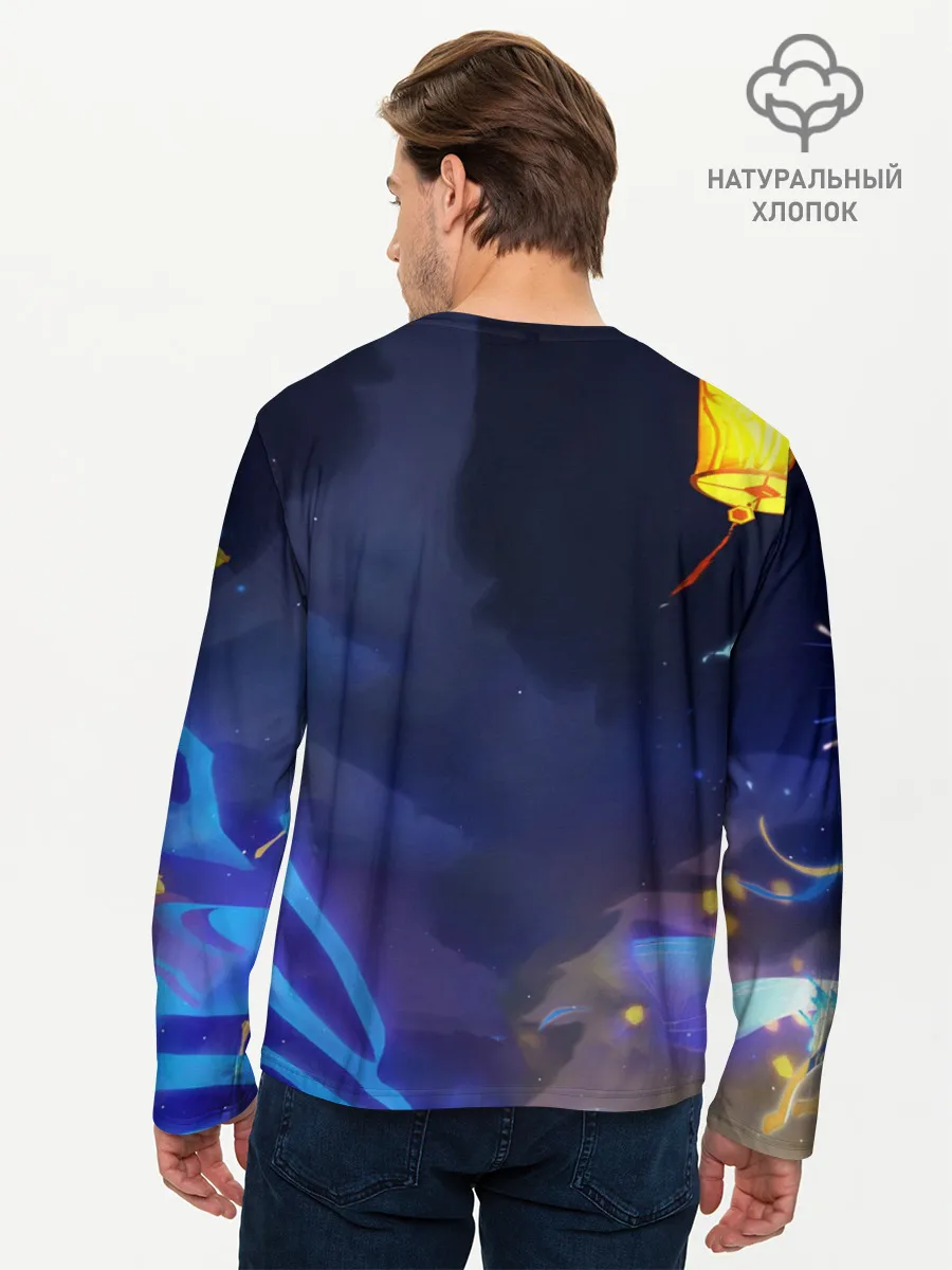 Мужской лонгслив базовый / Сяо, Genshin Impact