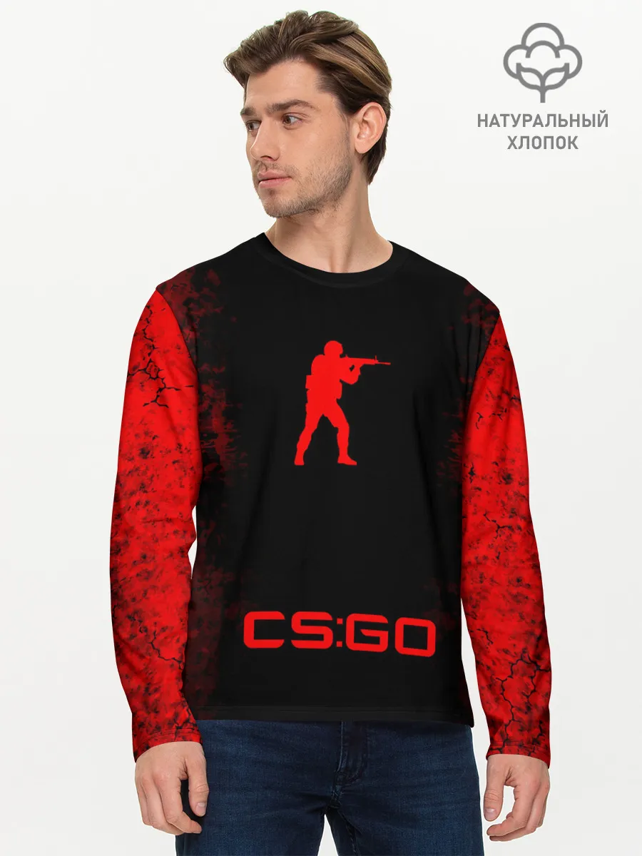 Мужской лонгслив базовый / Counter-Strike: Global Offensive