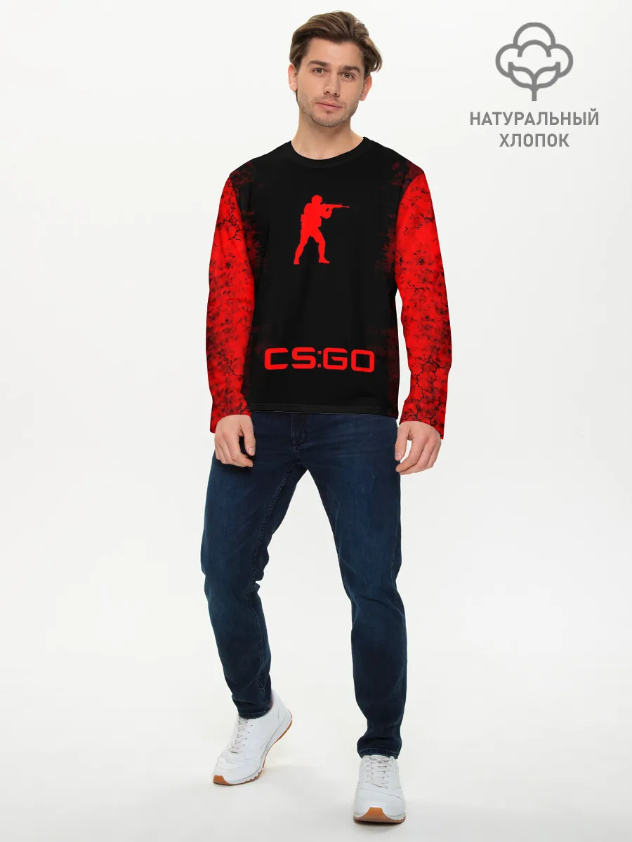 Мужской лонгслив базовый / Counter-Strike: Global Offensive