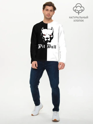 Мужской лонгслив базовый / Pit Bull