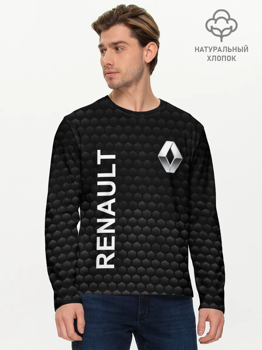 Мужской лонгслив базовый / Рено, Renault