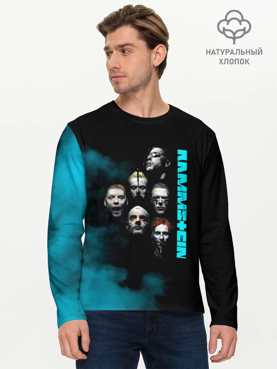 Мужской лонгслив базовый / Группа Rammstein