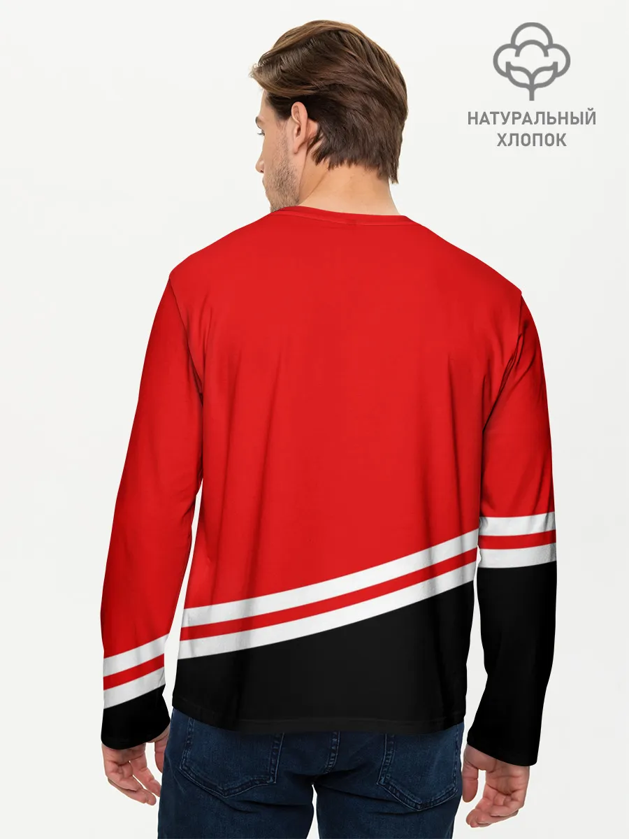 Мужской лонгслив базовый / Оттава Сенаторз.