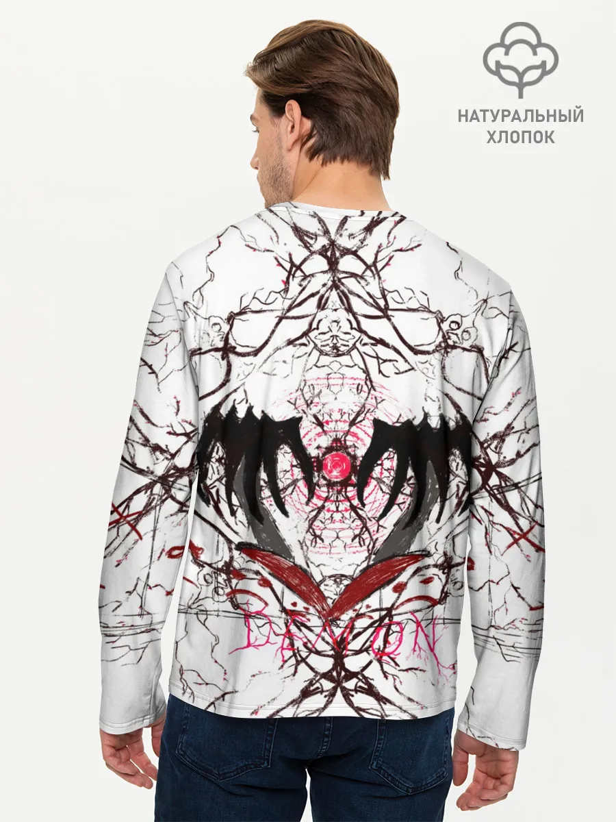 Мужской лонгслив базовый / Руки тянутся