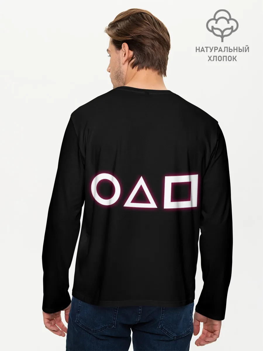 Мужской лонгслив базовый / Неон