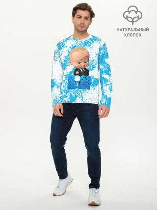 Мужской лонгслив базовый / Босс Молокосос | Boss Baby
