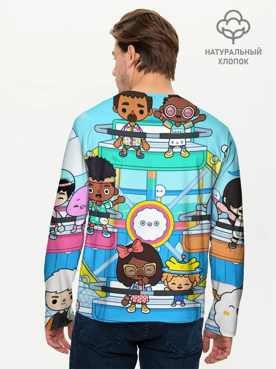 Мужской лонгслив базовый / Toca Boca | Тока Бока аттракцион