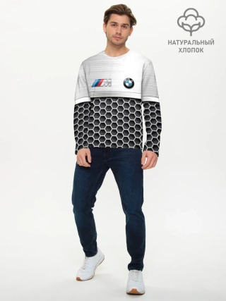 Мужской лонгслив базовый / BMW | Стальная решетка