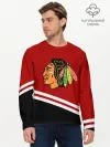 Мужской лонгслив базовый / Chicago Blackhawks, NHL