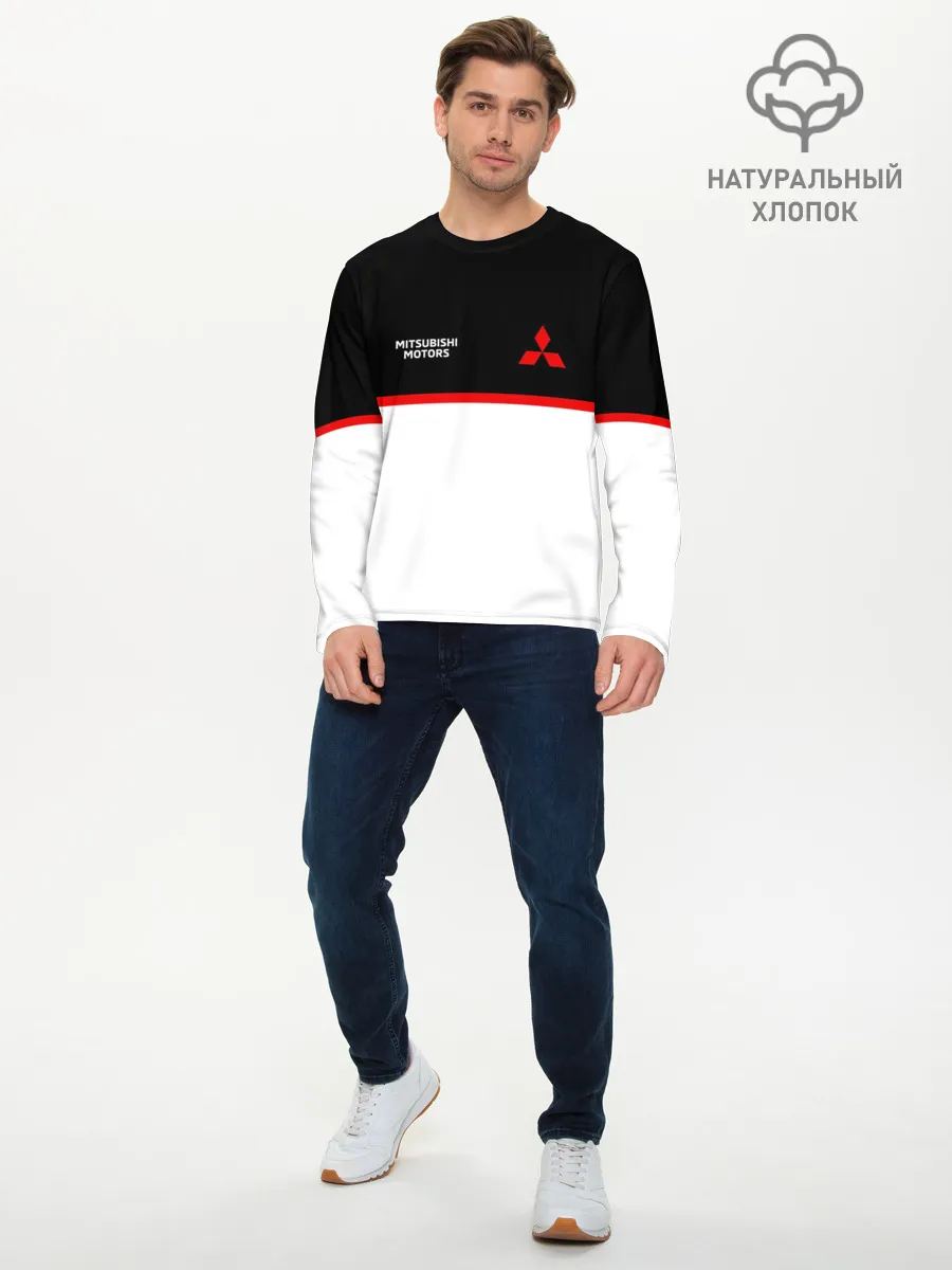 Мужской лонгслив базовый / Mitsubushi | Два цвета