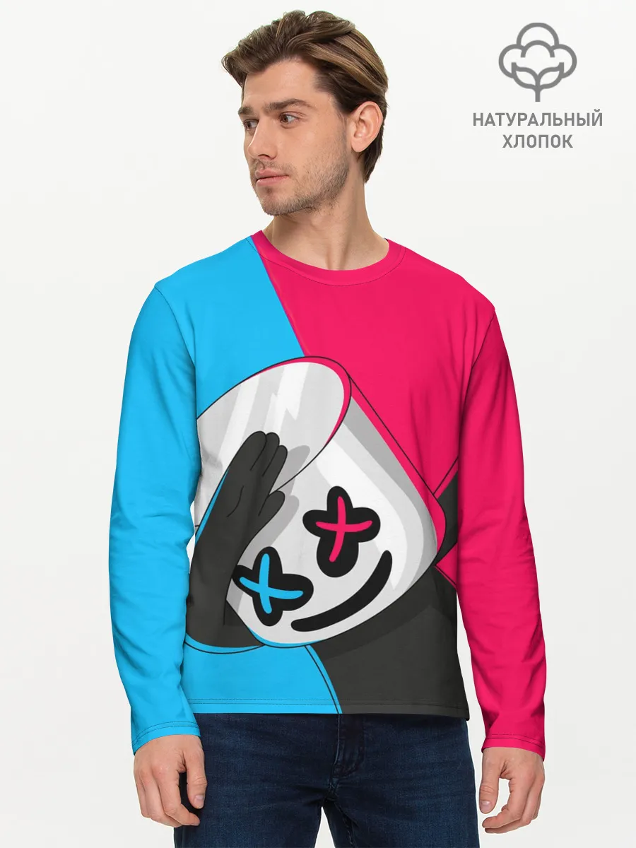 Мужской лонгслив базовый / New Marshmello