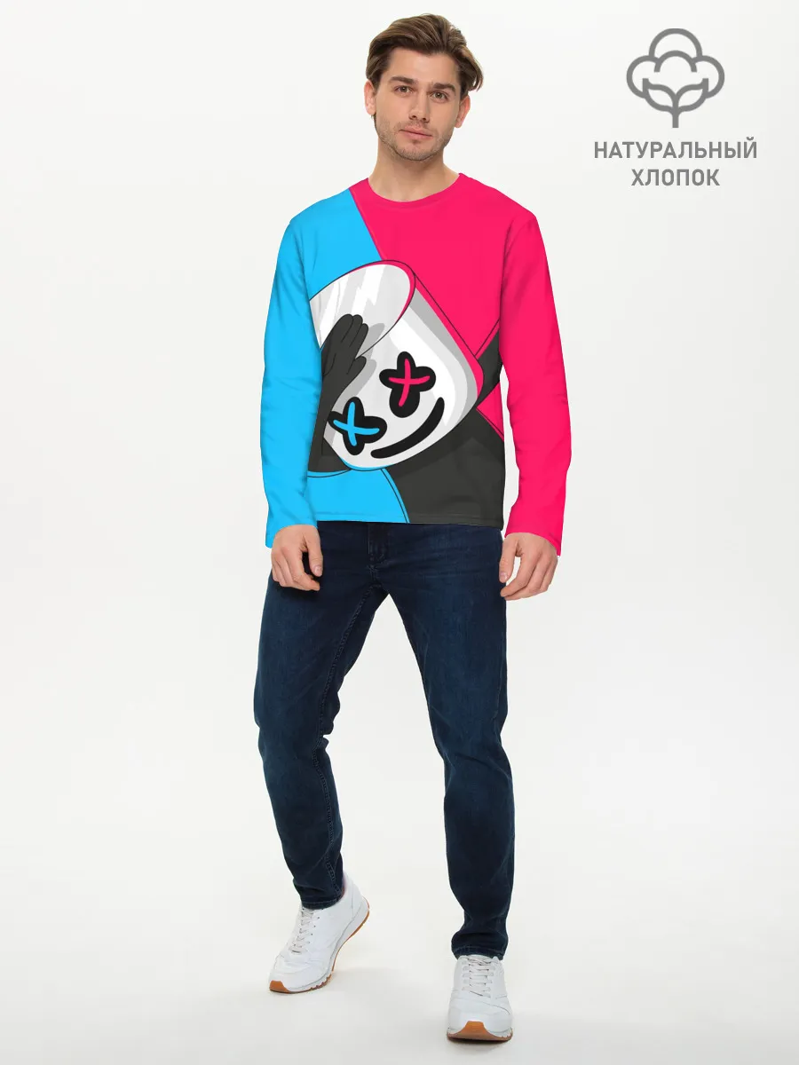 Мужской лонгслив базовый / New Marshmello