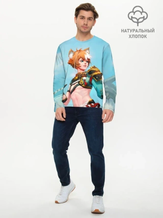 Мужской лонгслив базовый / Горо Genshin Impact