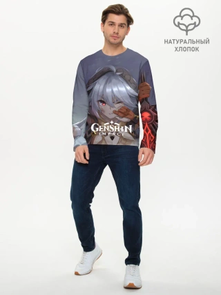 Мужской лонгслив базовый / Genshin Impact: Razor Genshin.