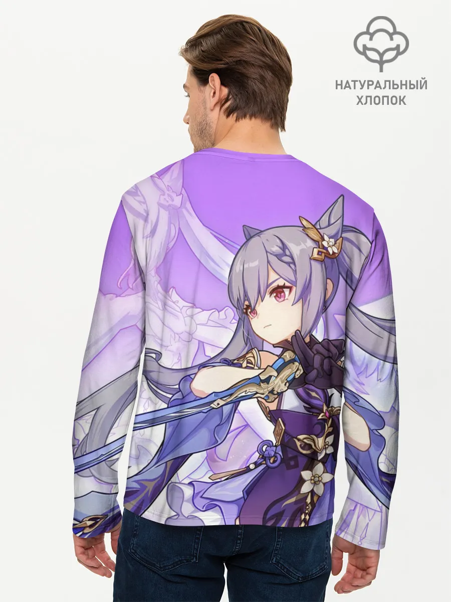 Мужской лонгслив базовый / Геншин импакт: Кэ Цин