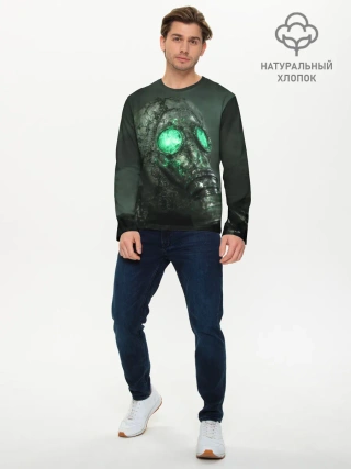 Мужской лонгслив базовый / Chernobylite-маска