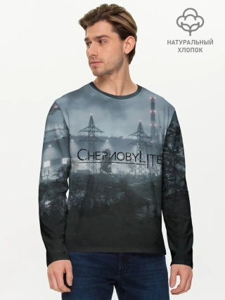 Мужской лонгслив базовый / Chernobylite - ЧАЭС