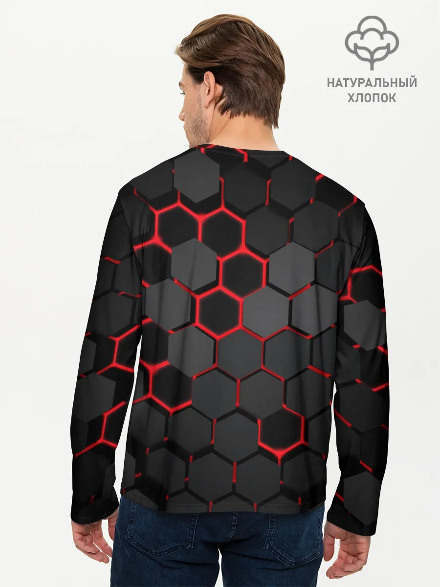 Мужской лонгслив базовый / CS:GO 3D плиты