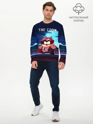 Мужской лонгслив базовый / The Coon - Енот | Южный Парк