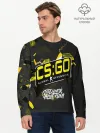 Мужской лонгслив базовый / Новая эра CS:GO