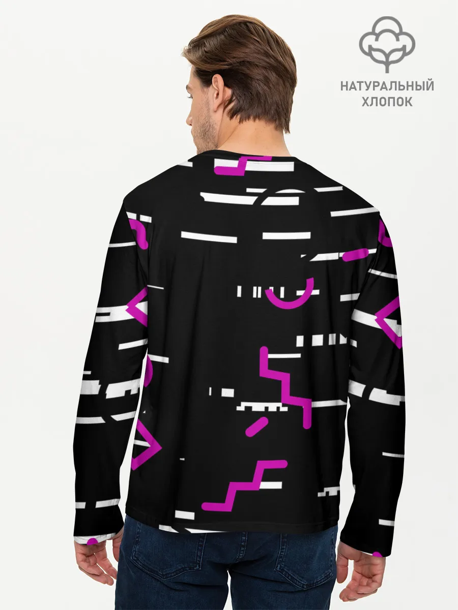 Мужской лонгслив базовый / Squid Gam: Узоры.