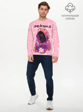 Мужской лонгслив базовый / Страж в гирлянде