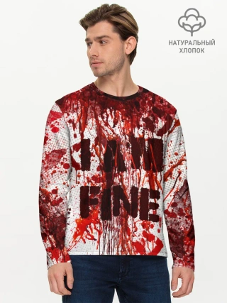 Мужской лонгслив базовый / I АM FINE
