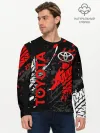 Мужской лонгслив базовый / TOYOTA RED / TOYOTA SPORT