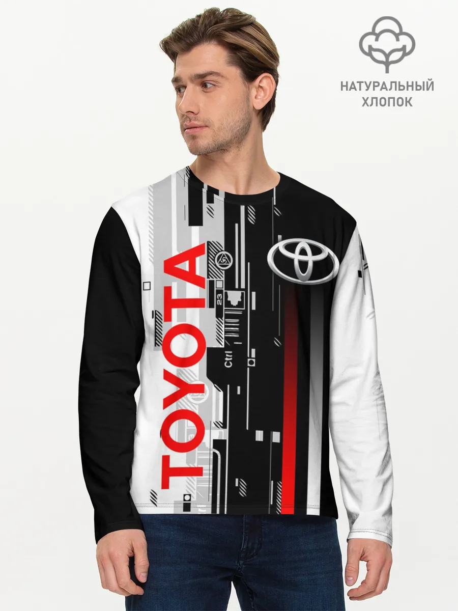 Мужской лонгслив базовый / TOYOTA SORT / TOYOTA TECHNO