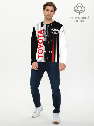 Мужской лонгслив базовый / TOYOTA SORT / TOYOTA TECHNO