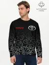 Мужской лонгслив базовый / TOYOTA SPORT / LOGOBOMBING