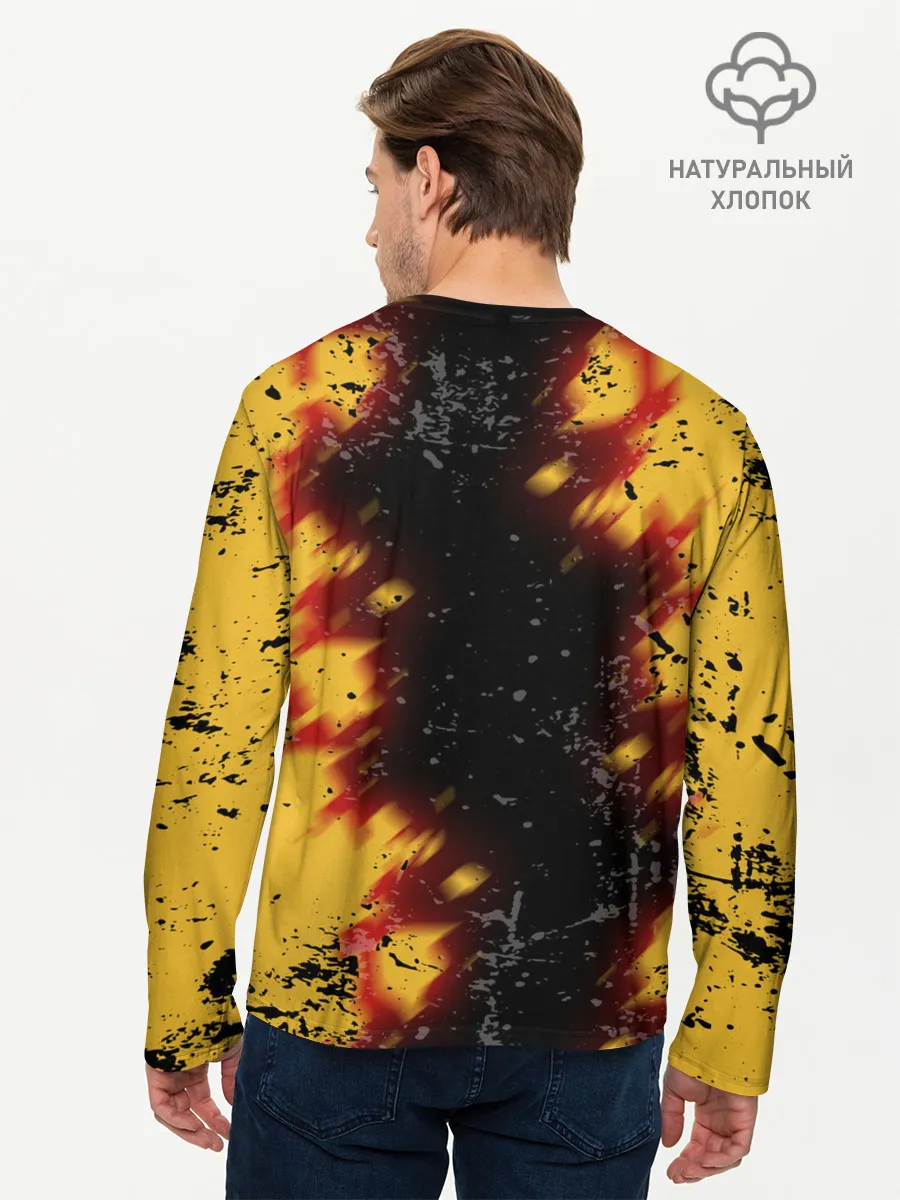 Мужской лонгслив базовый / Genshin Impact: Аниме.