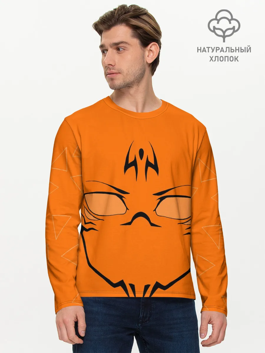 Мужской лонгслив базовый / Двуликий Сукуна