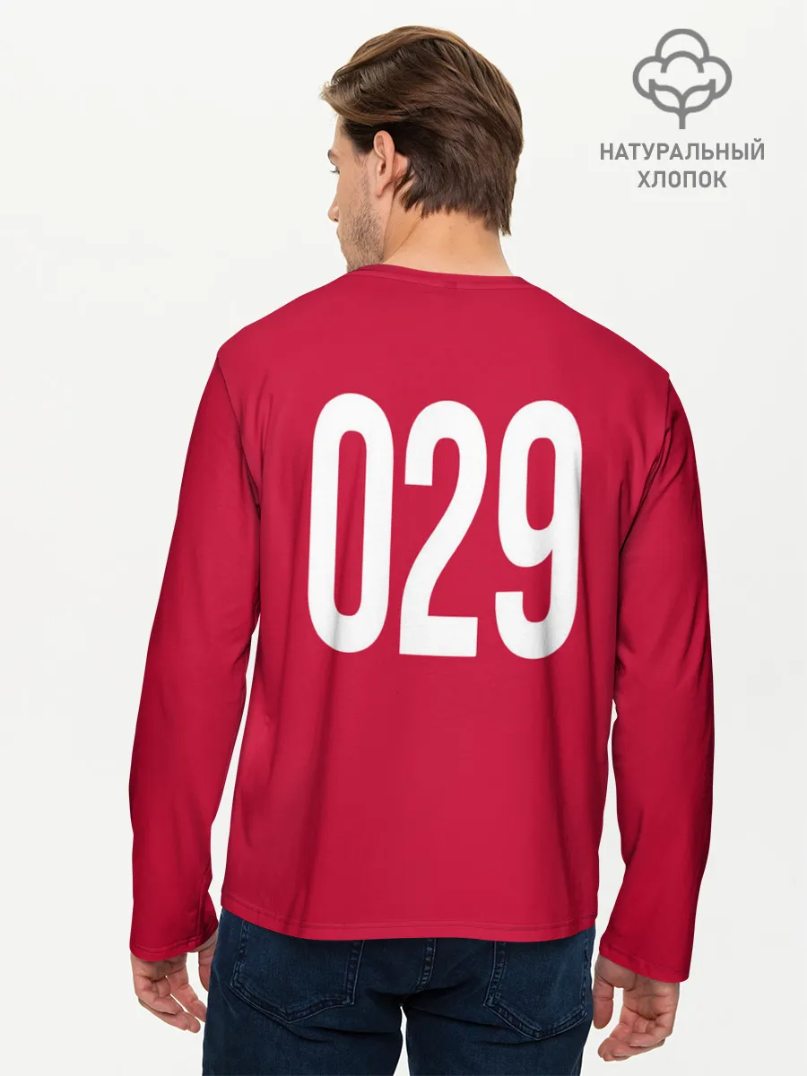 Мужской лонгслив базовый / Squid game: guard 029/policeman