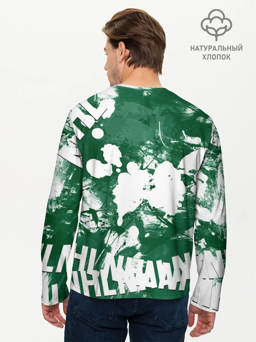 Мужской лонгслив базовый / Minnesota Wild, Миннесота Уайлд