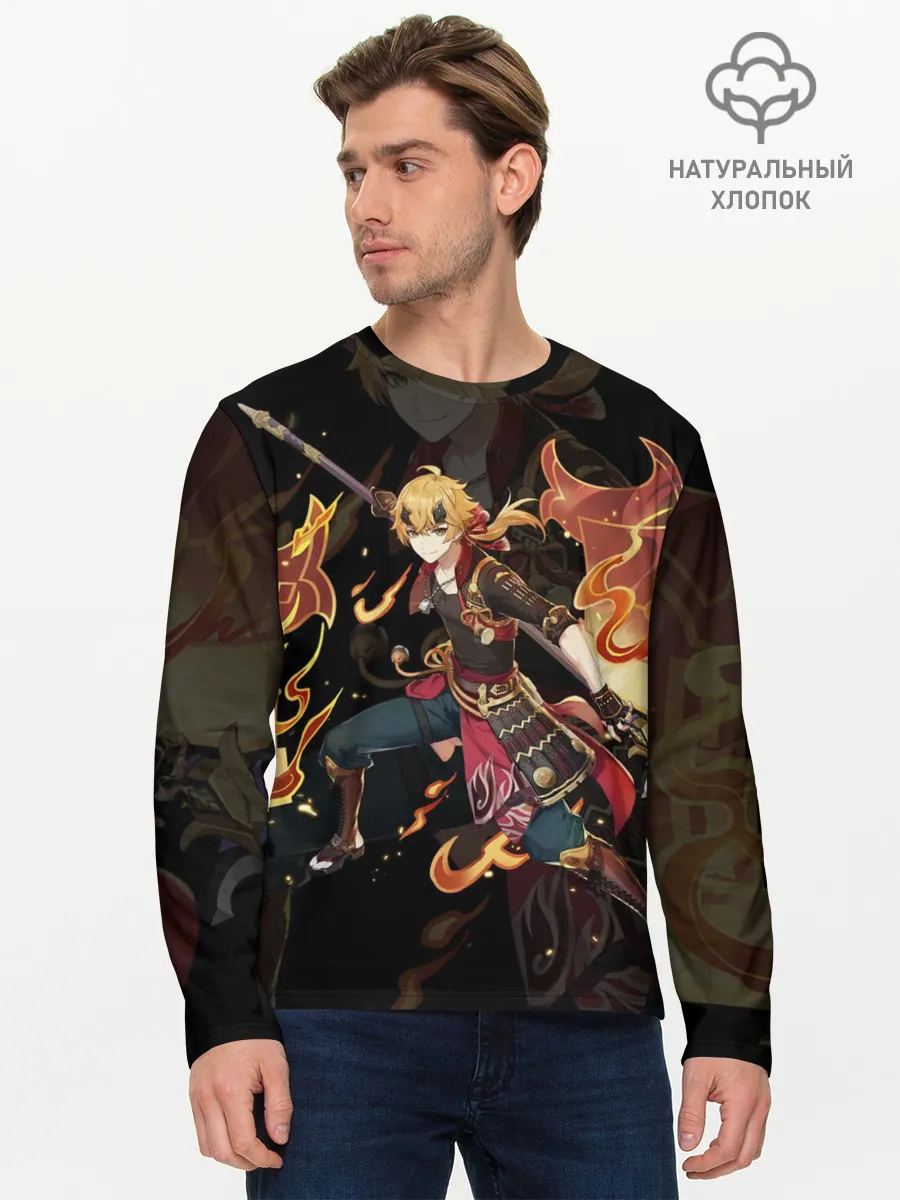 Мужской лонгслив базовый / ТОМА | THOMA | ИНАДЗУМА