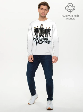 Мужской лонгслив базовый / Участники группы My Chemical Romance