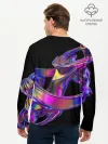Мужской лонгслив базовый / Голографический ураган